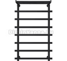 Полотенцесушитель электрический Secado Понтида 1 СП 100x60, черный, R