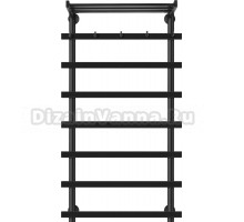 Полотенцесушитель электрический Secado Понтида 1 КСП 100x60, черный, L