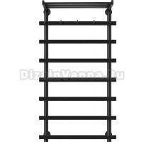 Полотенцесушитель электрический Secado Понтида 1 КСП 100x60, черный, R