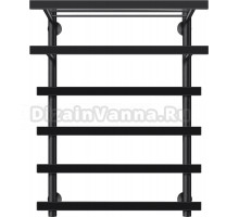 Полотенцесушитель электрический Secado Понтида 7 СП 80x60, черный, L