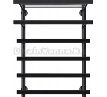 Полотенцесушитель электрический Secado Понтида 7 СП 80x60, черный, R