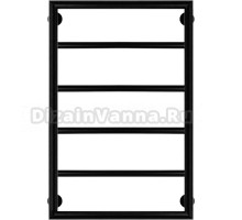 Полотенцесушитель электрический Secado Парма 2 80х50, черный матовый, R