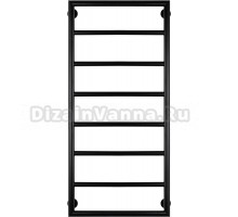 Полотенцесушитель электрический Secado Парма 2 100х50, черный матовый, L
