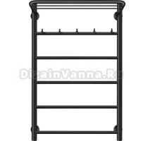 Полотенцесушитель электрический Secado Триада 1 КСП 80x50, черный, R