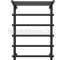 Полотенцесушитель электрический Secado Турин 1 СП 80x60, черный, L