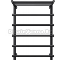 Полотенцесушитель электрический Secado Турин 1 СП 80x60, черный, R