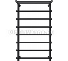 Полотенцесушитель электрический Secado Турин 1 СП 100x60, черный, R