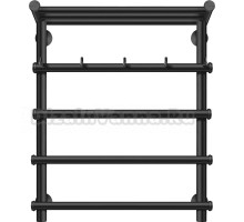 Полотенцесушитель электрический Secado Турин 1 КСП 60x60, черный, L