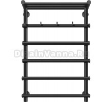 Полотенцесушитель электрический Secado Турин 1 КСП 80x60, черный, R