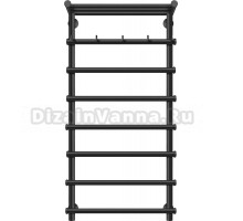 Полотенцесушитель электрический Secado Турин 1 КСП 100x60, черный, L