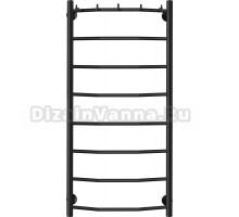 Полотенцесушитель электрический Secado Милан 1 К 100x50, черный, R