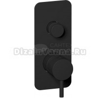 Смеситель для ванны с душем IB Rubinetterie Milanotorino EMT310NP matt black