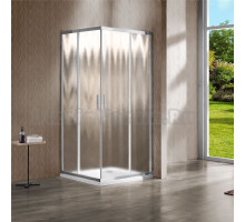 Душевой уголок Vincea Garda VSS-1G1111CH 110x110 см, профиль хром, стекло шиншилла