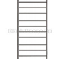 Полотенцесушитель электрический Point Аврора PN10850 50х100, хром