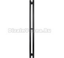 Полотенцесушитель водяной Secado Бергамо 2К 1500/70 черный матовый