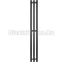 Полотенцесушитель водяной Secado Бергамо 3К 1800/140 черный матовый