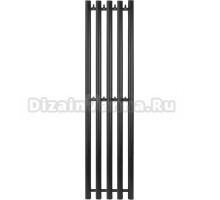 Полотенцесушитель водяной Secado Бергамо 5К 1500/280 черный матовый