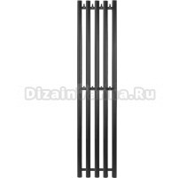 Полотенцесушитель водяной Secado Бергамо 5К 1800/280 черный матовый