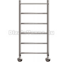 Полотенцесушитель водяной Point Афина PN04148P 40х80, хром, с полкой