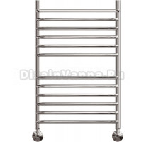 Полотенцесушитель водяной Point Альфа PN05158SP 50x80, хром, с полкой