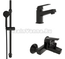 Душевой комплект DIWO Смоленск 3 в 1 два смесителя + душевой гарнитур
