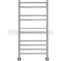 Полотенцесушитель водяной Point Артемида PN14150P 50x100, с полкой