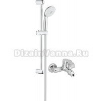 Смеситель для ванны с душем MEGA City MG-ZRV103 + Душевой гарнитур Grohe Tempesta New 27794001