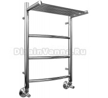 Полотенцесушитель водяной Point Афина 50x60, с полкой