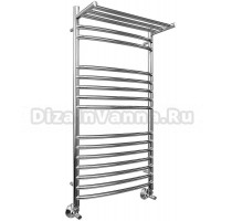 Полотенцесушитель водяной Point Альфа 50x100, с полкой