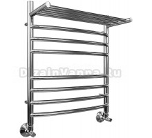 Полотенцесушитель водяной Point Альфа 50x60, с полкой