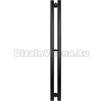 Полотенцесушитель водяной Secado Бергамо 2К 1000/70 черный матовый