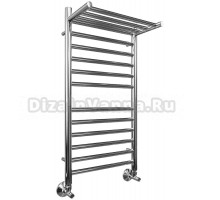 Полотенцесушитель водяной Point Аврора Премиум 40x80, с полкой