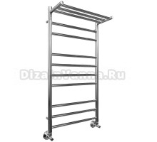 Полотенцесушитель водяной Point Аврора 50x100, с полкой