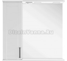 Зеркало Домино Charlie 80 L, с подсветкой