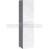 Шкаф-пенал Домино Graffo белый глянец