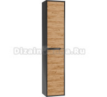 Шкаф-пенал Домино Karat антрацит, дуб вотан