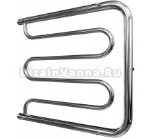 Полотенцесушитель водяной Point Фокстрот 60x60, с полотенцедержателем