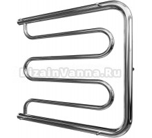 Полотенцесушитель водяной Point Фокстрот 60x70, с полотенцедержателем