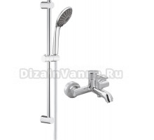 Смеситель для ванны с душем MEGA Didim MG-CM103 + Душевой гарнитур Grohe Vitalio Joy 110 Duo 27326000