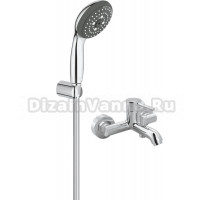 Смеситель для ванны с душем MEGA Didim MG-CM103 + Душевой гарнитур Grohe Vitalio Start 100 27957000