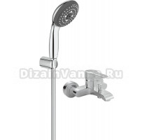 Смеситель для ванны с душем MEGA Snow MG-SH01 + Душевой гарнитур Grohe Vitalio Start 100 27957000