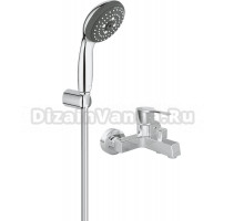Смеситель для ванны с душем MEGA Sun MG-SUN01 + Душевой гарнитур Grohe Vitalio Start 100 27957000