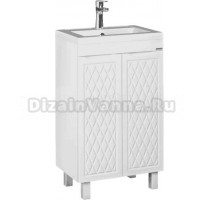 Тумба с раковиной Домино 3D 50 напольная, раковина Andrea