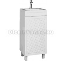 Тумба с раковиной Домино 3D 40 напольная, раковина Andrea