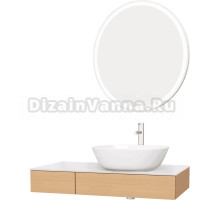 Мебель для ванной VitrA Origin 90 R, дуб, столешница белая