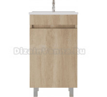 Тумба с раковиной Домино Nice 50 дуб небраска