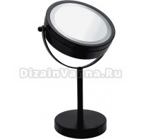 Косметическое зеркало Ridder Daisy О3111010 черное, с подсветкой