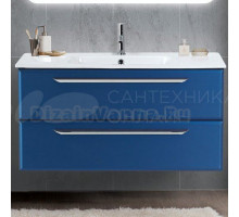 Тумба с раковиной Cezares Eco Cer 100, sapfiro, ручки хром