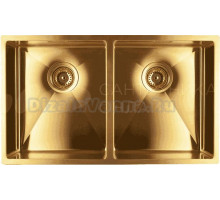 Мойка кухонная IDDIS Edifice EDI75B2i77 матовое золото