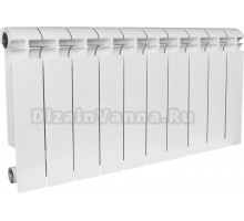 Радиатор алюминиевый Stout Alpha 350 SRA-2310-035010 10 секций, боковое подключение